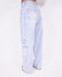 Cargo Wide leg stretch jeans blue