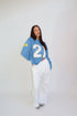 Priority ‘21’ longsleeve washed blue/yellow