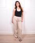 Linnen pants beige