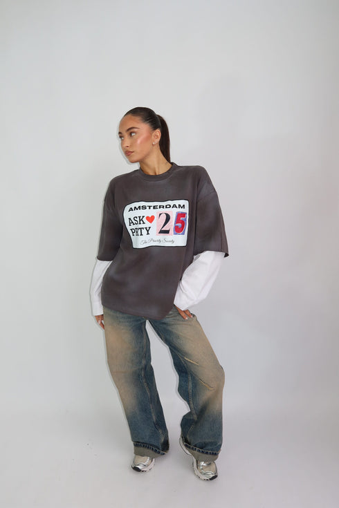 priority layered longsleeve grey