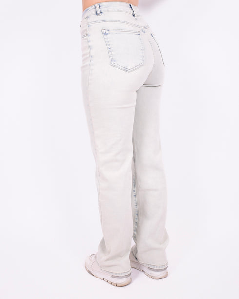 light vintage washed stretch jeans