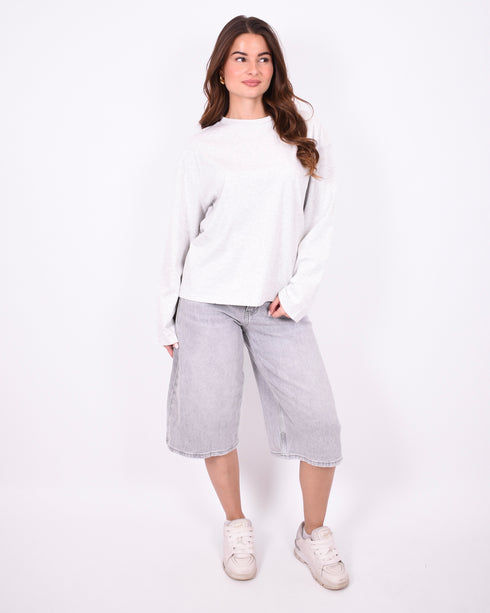 Stretch jort grey