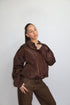 priority work from home windjacket brown
