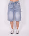 carpenter stretch jort blue