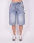 carpenter stretch jort blue