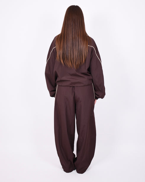 jessy track jacket brown