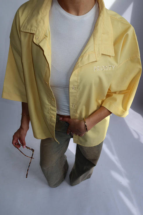 priority Amsterdam boxy fit blouse yellow