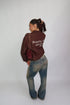 priority jeans windjacket brown