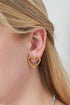 Open heart earrings