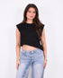 Sleeveless t-shirt Black