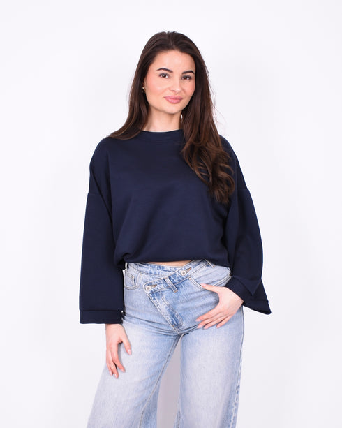 basic oversized t-shirt navy