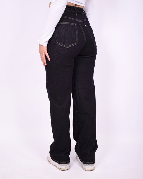 terry cross stretch jeans dark blue