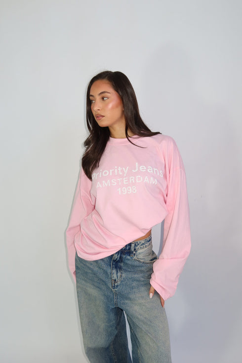 Priority Amsterdam longsleeve pink