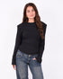 Snatch longsleeve top black