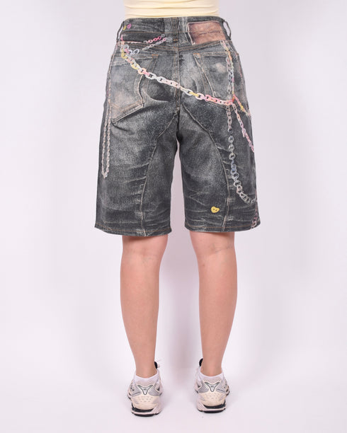 chain stretch jort
