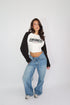 Priority focus Cropped longsleeve black