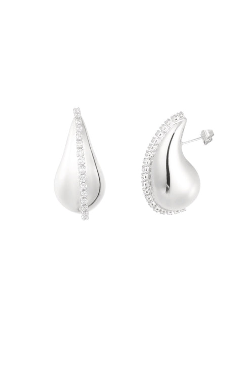 Drop diamond earrings