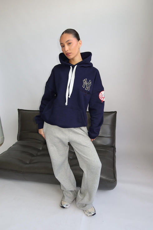 priority yankee hoodie navy
