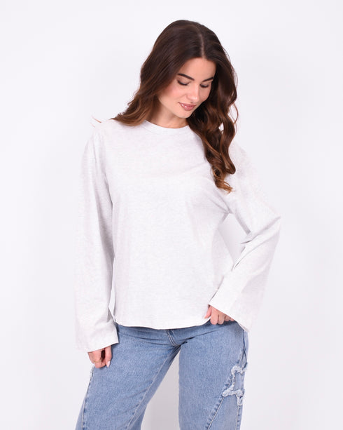 The perfect longsleeve light grey