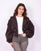 bomber trenchcoat brown