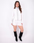 Polkadot set white
