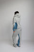 priority denim patch tracksuit light grey