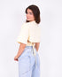Corset tee yellow