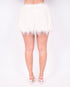 fluffy short creme
