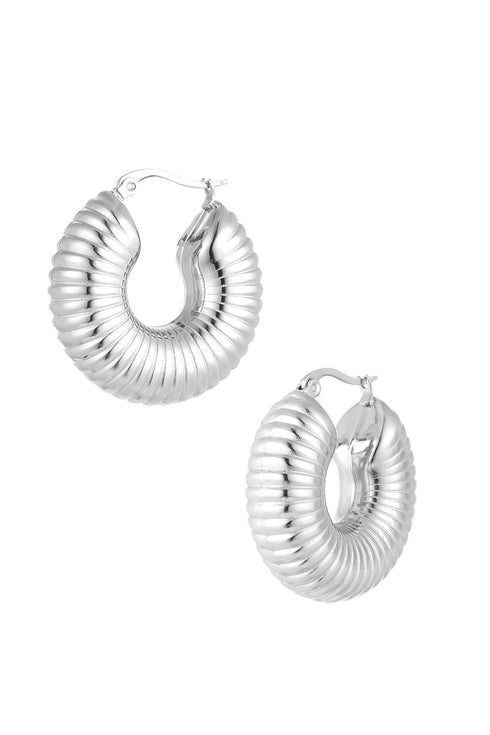Santorini hoop earrings