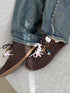 lina sneaker Dark brown