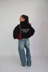 Priority destroyed hoodie black