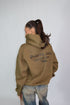 Priority destroyed hoodie kaki