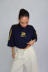 prty tee navy/yellow