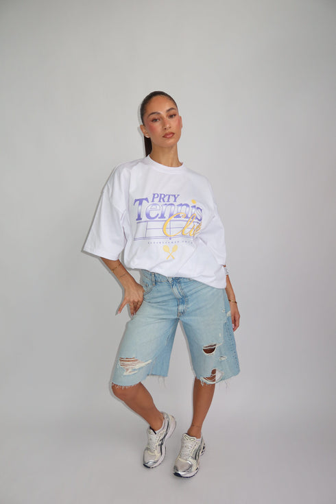 tennis club tee lila