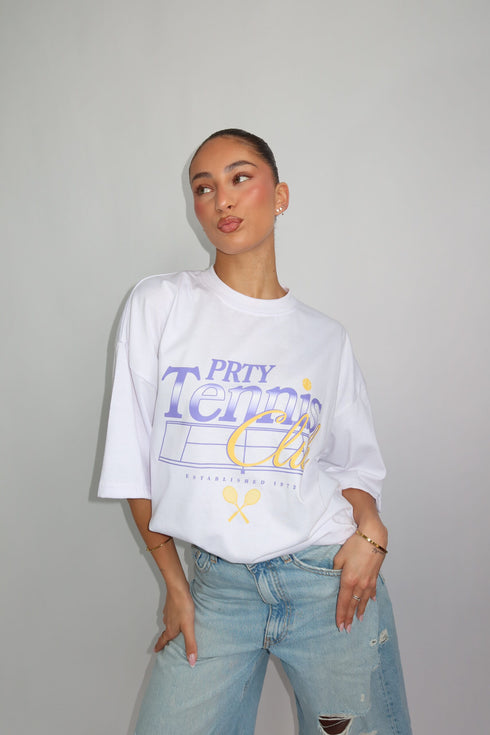tennis club tee lila