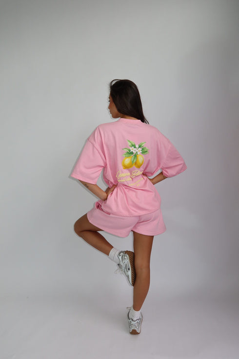 lemon bliss tee pink