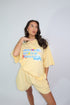 jogger short yellow