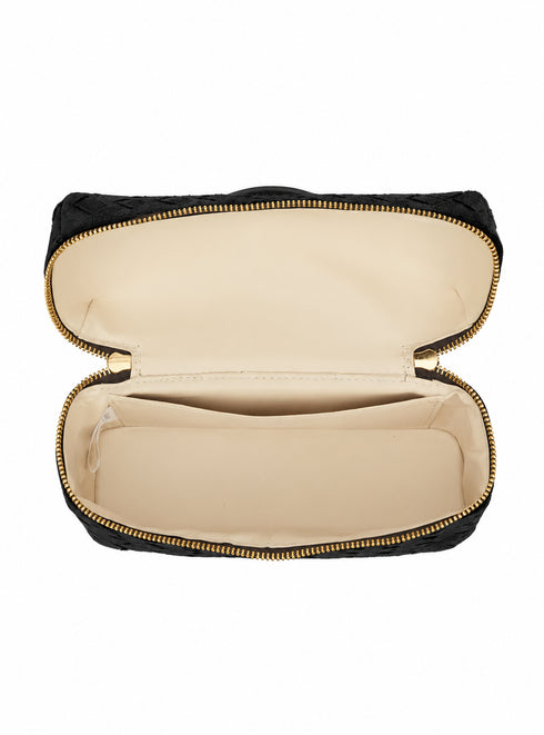 elise braided bag black