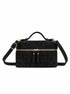 elise braided bag black