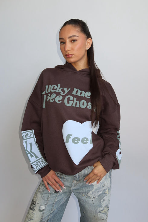 lucky me hoodie grey/denim