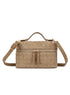 elise braided bag taupe