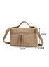 elise braided bag taupe