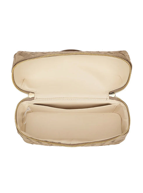 elise braided bag taupe